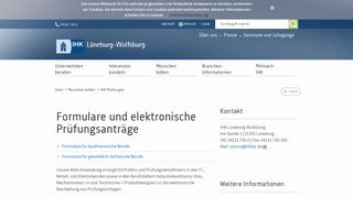 
                            13. Formulare und elektronische Prüfungsanträge - IHK Lüneburg ...