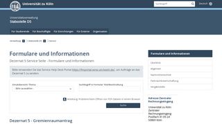 
                            4. Formulare und Informationen - Universitätsverwaltung - Universität zu ...