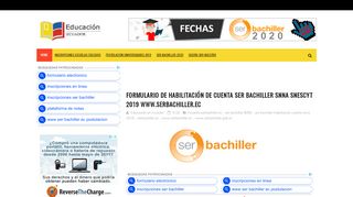 
                            3. Formulario de Habilitación de Cuenta Ser Bachiller SNNA SNESCYT ...