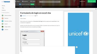 
                            9. Formulario de login en excel vba - Ebooks y tutoriales en Taringa!