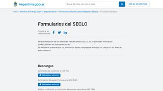 
                            5. Formularios del SECLO | Argentina.gob.ar