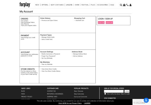 
                            3. ForPlay: My Account - ForPlay Catalog