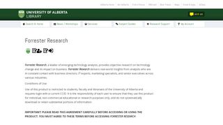 
                            11. Forrester Research - UofA Libraries