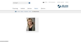 
                            13. Forschungszentrum Jülich - BioSC - Dr. Barbara Schunk