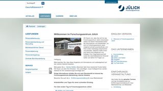 
                            8. Forschungszentrum Jülich - Willkommen im Forschungszentrum