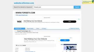 
                            12. Forseti - Website Informer - Informer Technologies, Inc.