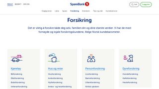 
                            4. Forsikring | Vi har norges mest fornøyde kunder - SpareBank 1