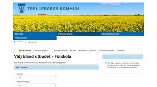 
                            3. Förskola ansök - Välkommen till Trelleborgs kommuns webblösning ...