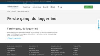 
                            5. Første gang, du logger ind - Danske Forsikring