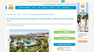 
                            2. Fort Arabesque Resort & Spa, Villas & The West Bay in Makadi ... - FTI