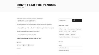 
                            12. Forthnet Mail Servers – Don't fear the penguin