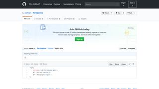 
                            10. fortissimo/login.php at master · zorkian/fortissimo · GitHub