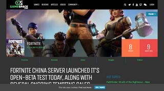 
                            8. Fortnite China Server Launched It's Open-Beta Test Today, Along ...