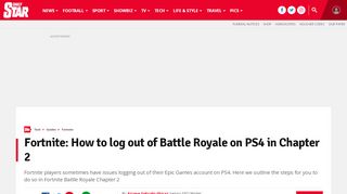 
                            11. FORTNITE: How to log out of Fortnite on PS4 in Season 7 Battle ...