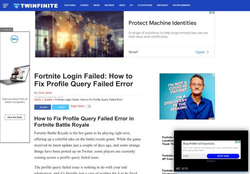 
                            3. Fortnite Login Failed: How to Fix Profile Query Failed Error - Twinfinite