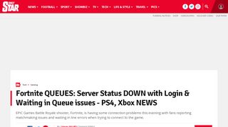 
                            6. Fortnite QUEUES: Server Status DOWN with Login & Waiting in Queue ...