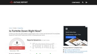 
                            11. Fortnite Servers Down? Service Status, Outage Map, Problems History ...