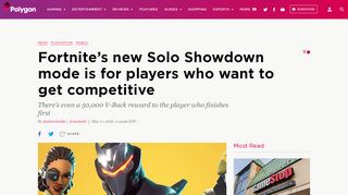 
                            7. Fortnite's new Solo Showdown mode is for players who want to get ...