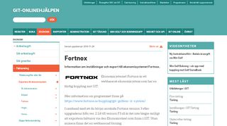 
                            11. Fortnox - GIT Onlinehjälp - Golf.se