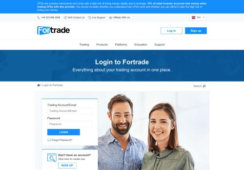 
                            6. Fortrade Log in - Trading account login | Fortrade - ready to trade