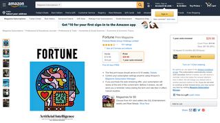 
                            9. Fortune: Amazon.com: Magazines