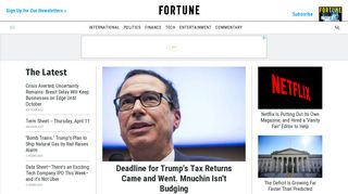 
                            4. Fortune - Fortune 500 Daily & Breaking Business News