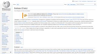 
                            4. fortune (Unix) - Wikipedia