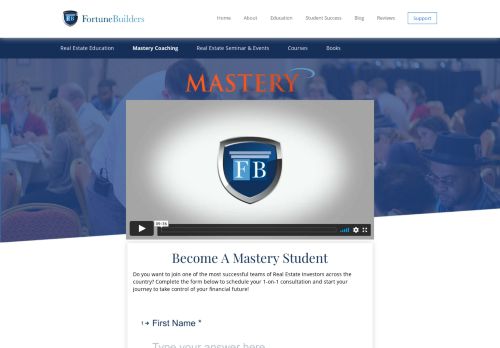 
                            3. FortuneBuilders Mastery | Real Estate Mentorship & Investing Program