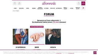 
                            1. Forum alfemminile homepage - Alfemminile.com