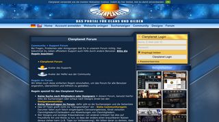 
                            9. Forum - Clanplanet | Kostenlose Clanseiten für Clans und Gilden ...