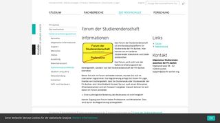 
                            6. Forum der Studierendenschaft - FH Aachen