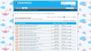 
                            8. Forum: Event Ragnarok Online - Forum Ragnarok Online Gravindo