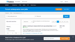 
                            7. Forum extasycams com Jobs, Employment | Freelancer