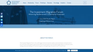 
                            8. Forum - Investment Migration Council