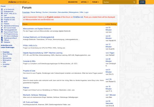 
                            10. Forum - Mikrocontroller.net
