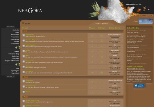 
                            3. Forum - Neagora Browser-Spiel Browsergame Browserspiel ...