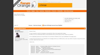 
                            9. Forum ORANGE / Erreur 530 login incorrect avec FileZilla?