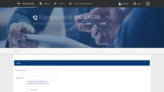 
                            6. Forum Security - Pannello di Controllo Utente - Login - Vultech