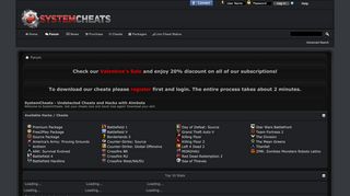 
                            2. Forum - SystemCheats - Undetected Cheats and Hacks with Aimbots