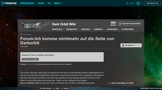 
                            6. Forum:Ich komme nichtmehr auf die Seite von Darkorbit | Dark Orbit ...