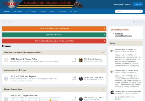 
                            2. Forums - CMC National -- Canadian Motorcycle Cruisers
