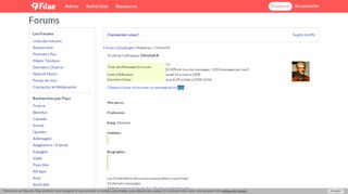 
                            8. Forums de généalogie, entraide généalogique - Filae.com