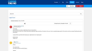 
                            7. Forums - Login Form - ChronoEngine.com