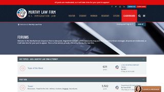 
                            6. Forums - Murthy Law Firm