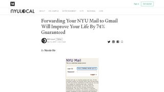 
                            4. Forwarding Your NYU Mail to Gmail Will Improve Your Life By 74 ...