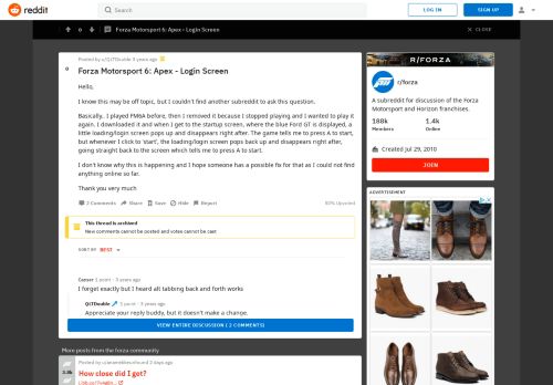 
                            4. Forza Motorsport 6: Apex - Login Screen : forza - Reddit