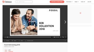 
                            7. Fossil b2b katalog 2018 by JE.DK - issuu