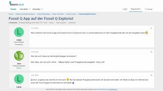 
                            5. Fossil Q App auf der Fossil Q Explorist - Android-Hilfe