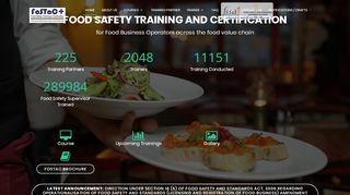 
                            1. FOSTAC - Food Safety Training and Certification