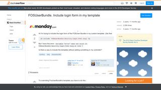 
                            3. FOSUserBundle. Include login form in my template - Stack Overflow